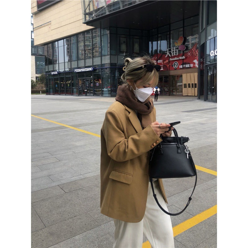 Women's Head Layer Cowhide Minority Genuine Leather Handbags