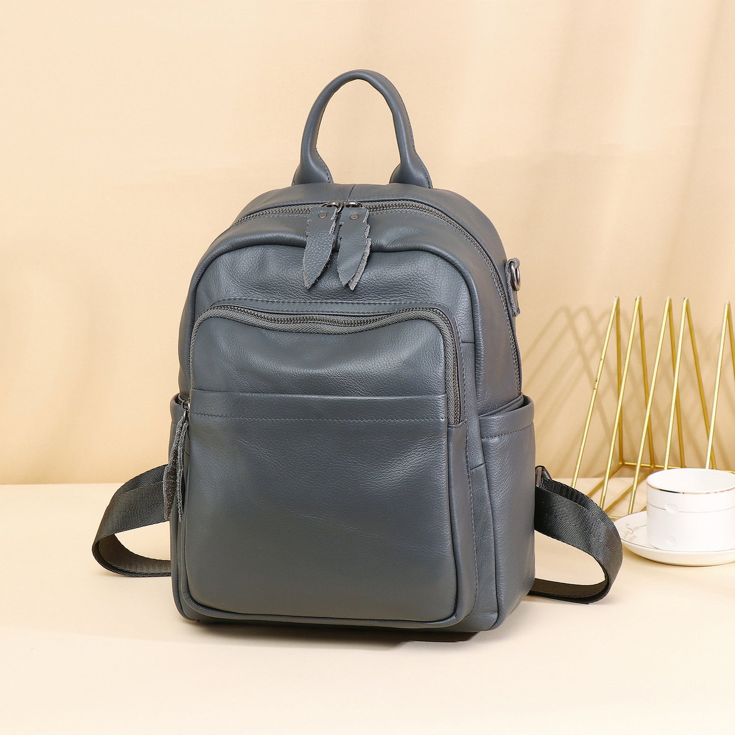 Women's Color Handmade Large Capacity Retro Backpacks