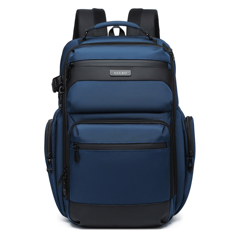 Men's Business Commuter Computer Waterproof Large Capacity Backpacks