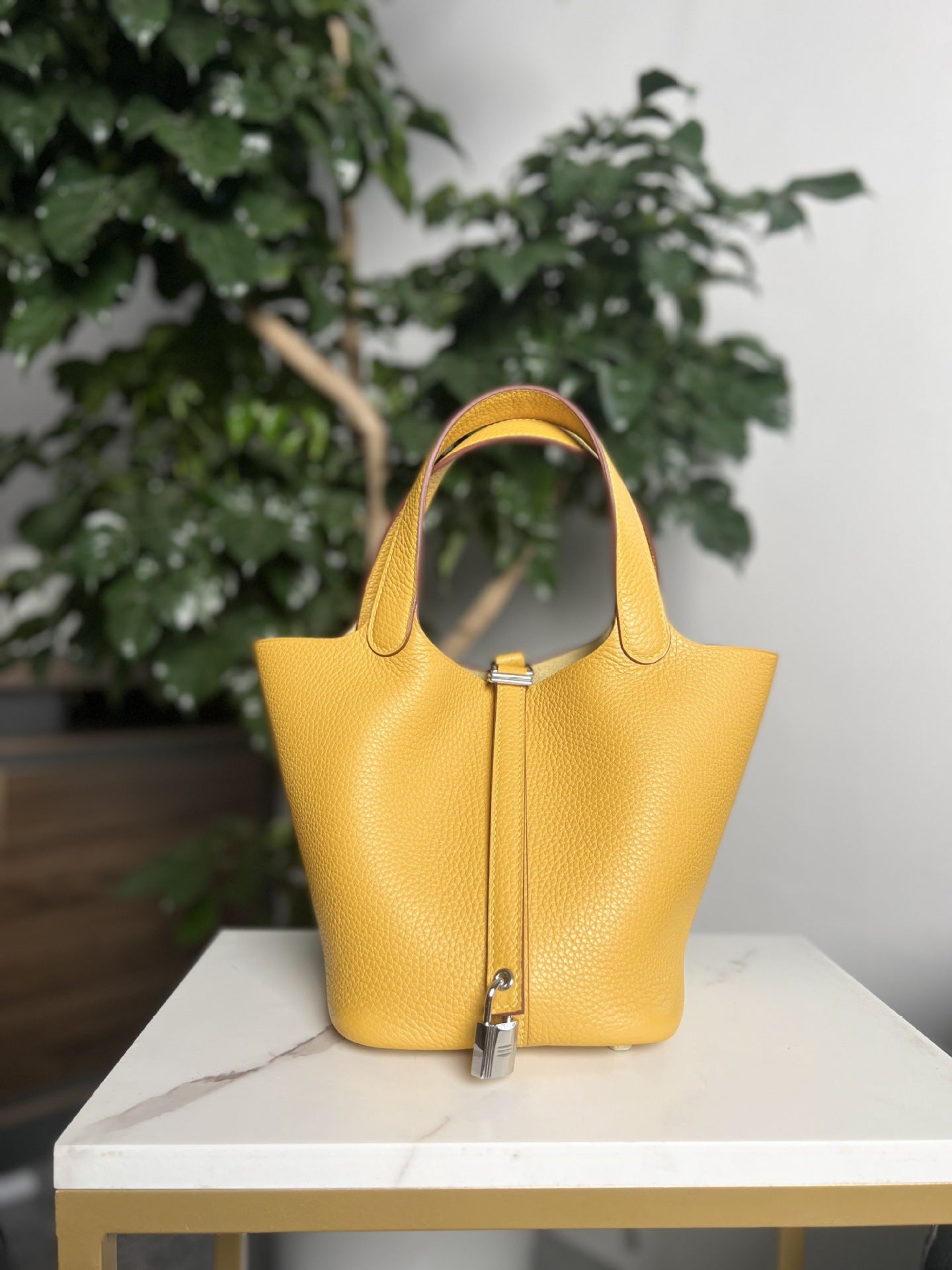 Women's Vegetable Basket Imported Leather Genuine Cattlehide Surface Handbags