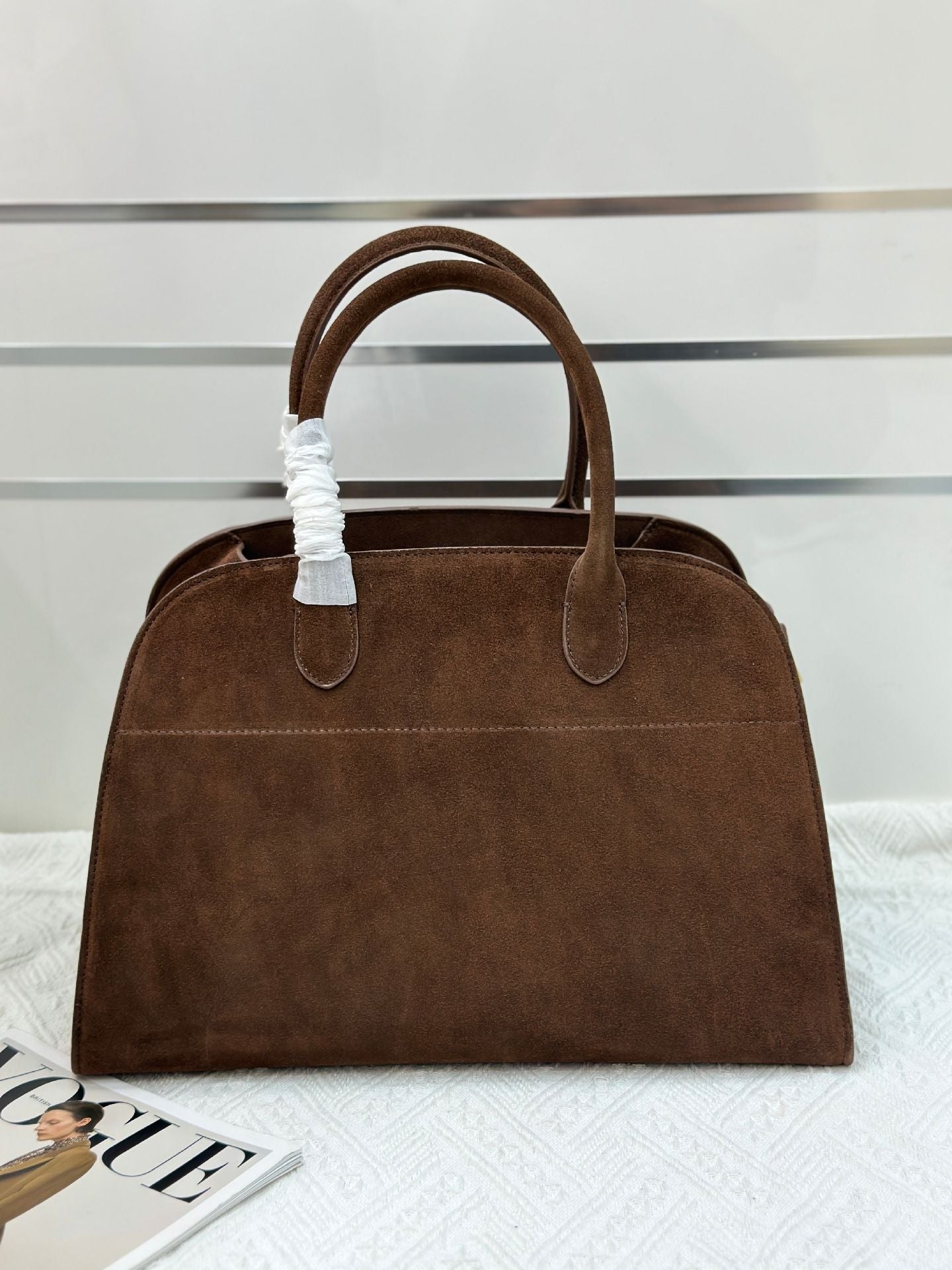 Attractive Popular Suede Commuter Computer Hand-held Handbags