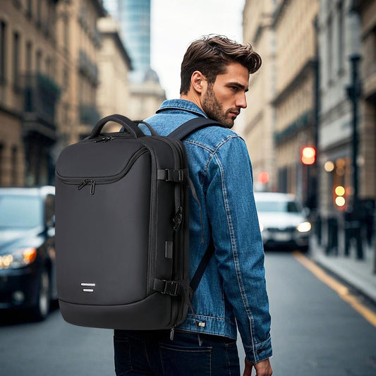 Men's Vacuum Compression Multifunctional Computer Large Capacity Backpacks