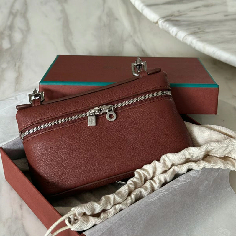 Women's Strictly Selected Lunch Box Genuine Leather Crossbody Bags