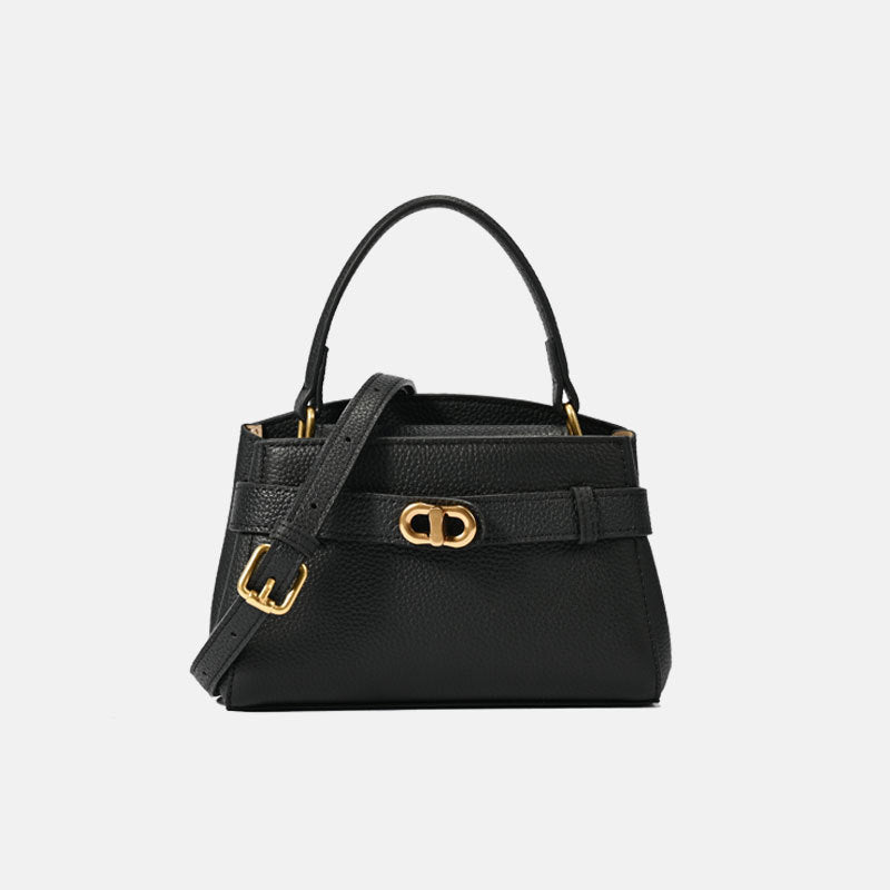 Women's Genuine Leather Kelly Layer Cowhide Commuter Handbags