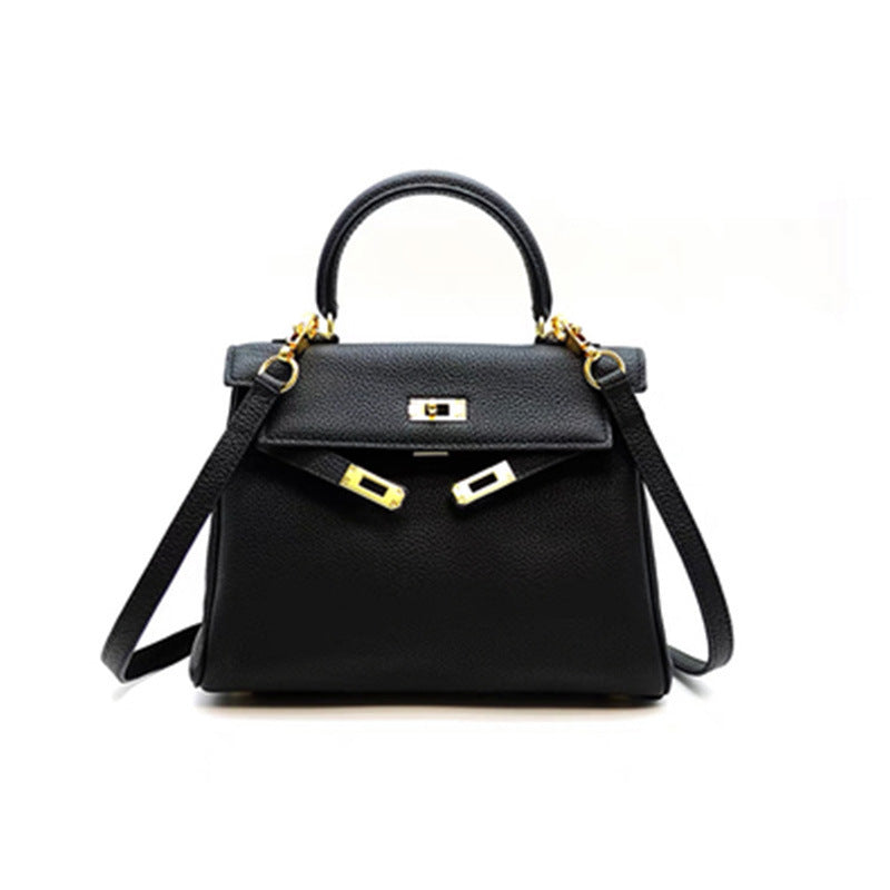 Gold Sier Second Generation Kelly Genuine Leather Fashion High-grade Handbags