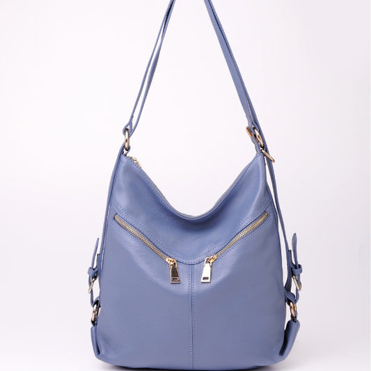 Women's College First Layer Cowhide Genuine Leather Backpacks