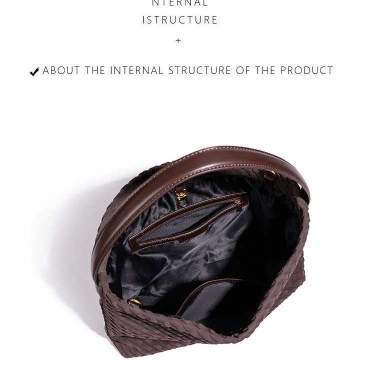 Women's Knitting Capacity Underarm Cross Body Crossbody Bags