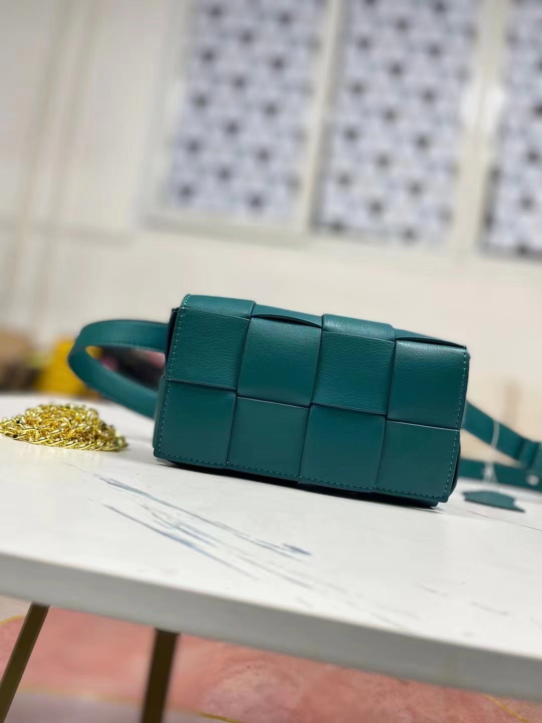 Women's Knitted Trendy Fashion Pouches Portable Crossbody Bags