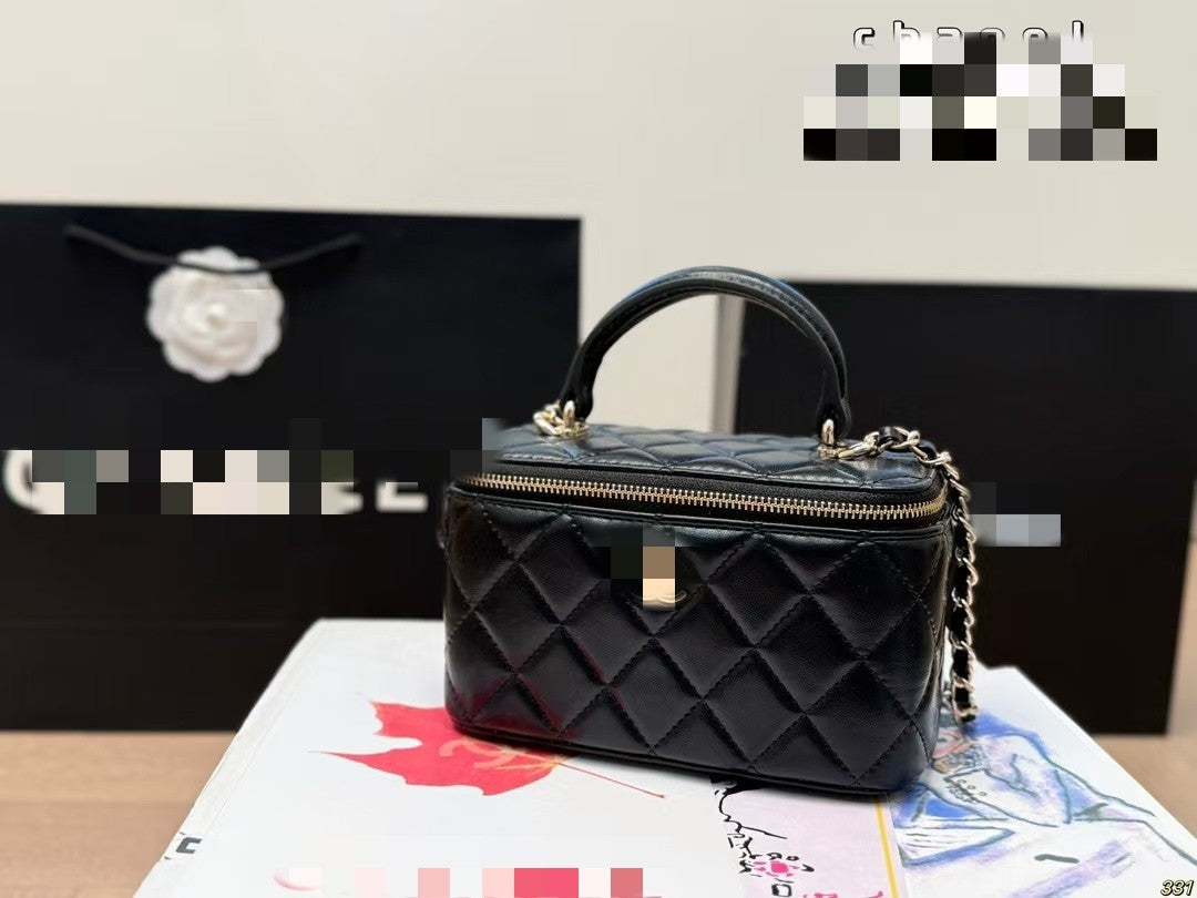 Slouchy Women's Diamond Plaid Box Hand Shoulder Bags