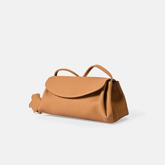 Women's Simple Cowhide Fashion Genuine Leather Delicate Shoulder Bags