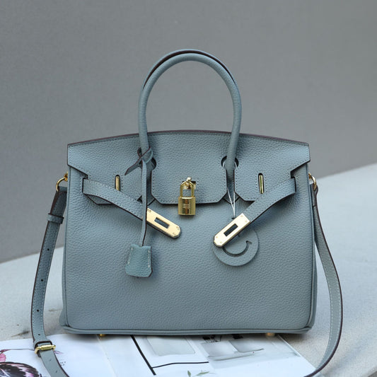 Women's Layer Cowhide Big Genuine Leather Large Handbags