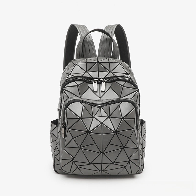 Geometric Diamond Fashion Large Capacity Computer Backpacks