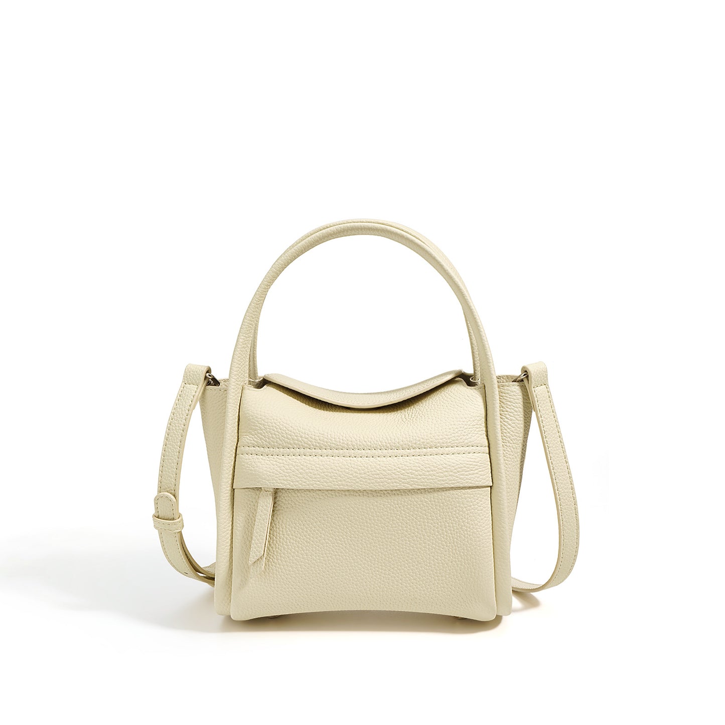 Women's Ingot Vegetable Basket Top Layer Cowhide Crossbody Bags