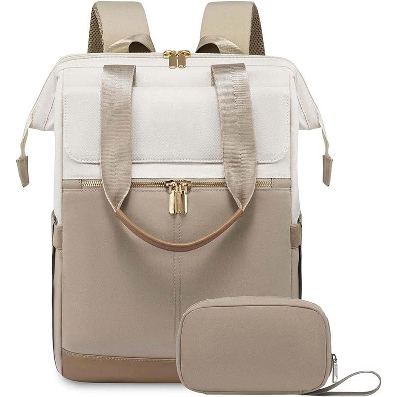 Classy Contrast Color Minimalist Large Capacity Backpacks