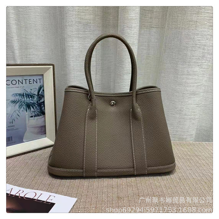 Women's Garden Layer Cowhide Fashionable Bridal Large Handbags