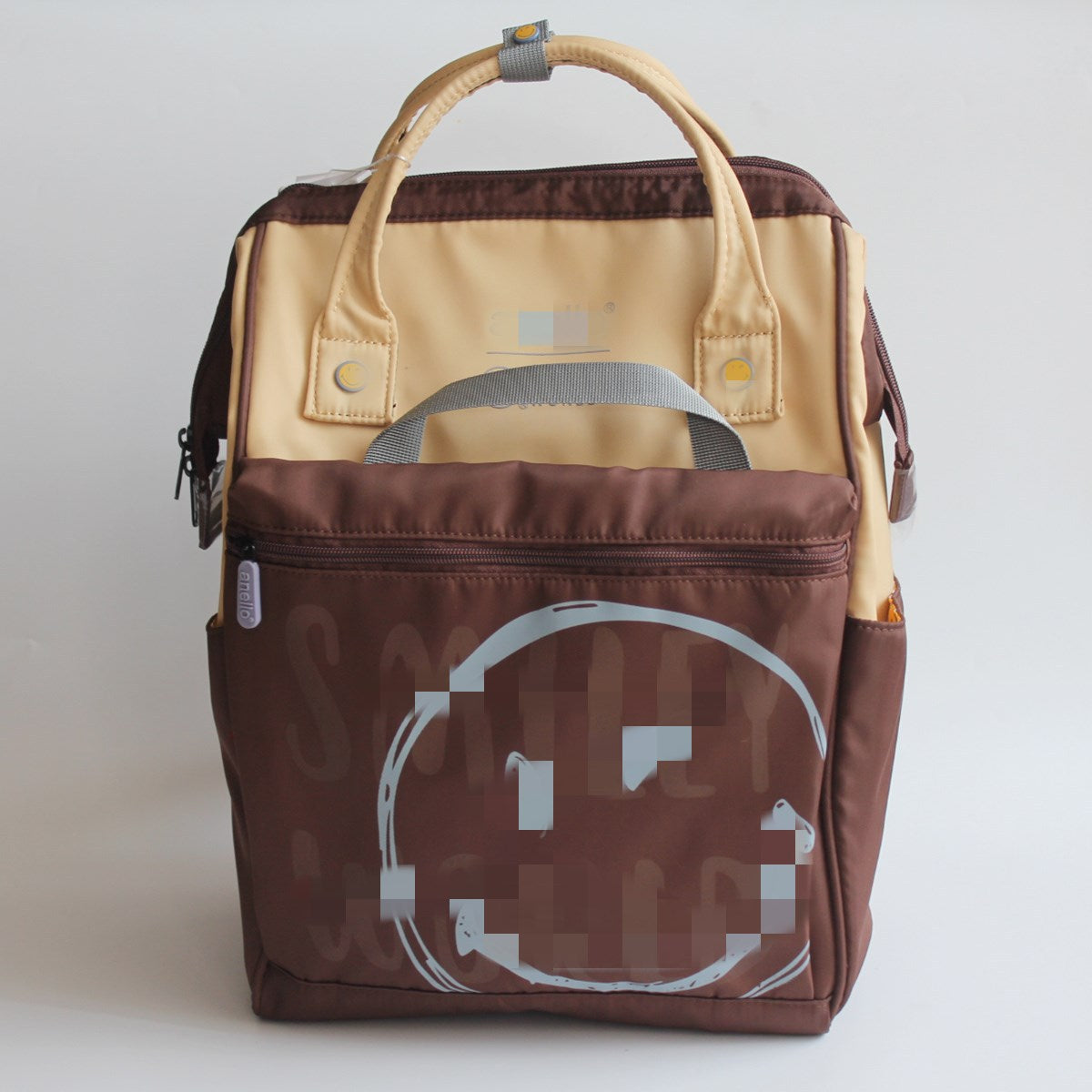 Men's Contrast Color Cute Cartoon Lightweight Korean Style Fashion Backpacks