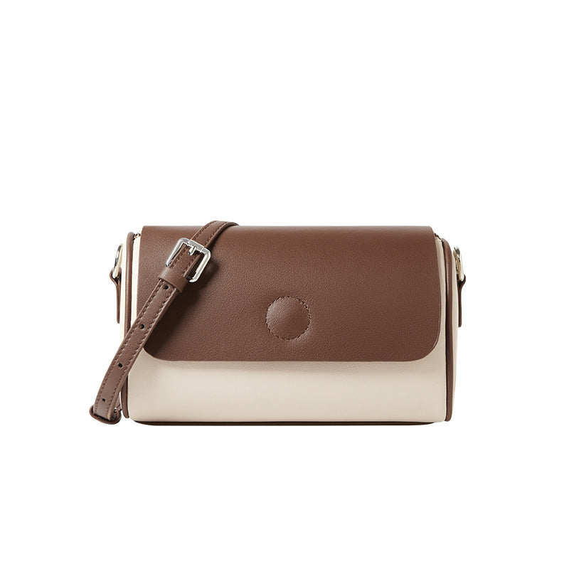Women's Summer Leather For Fashion Round High-grade Crossbody Bags