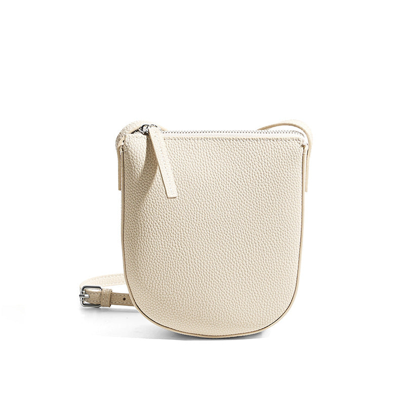 Leather Large Capacity Korean Style Mobile Crossbody Bags