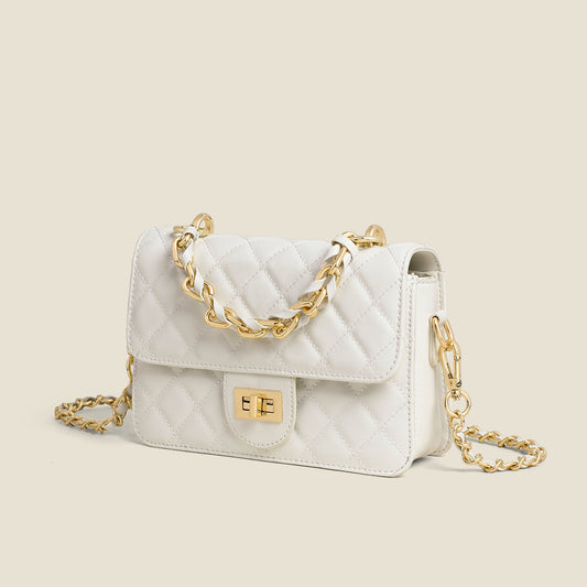 Women's High-grade Genuine Leather Fashion Design Commuting Crossbody Bags
