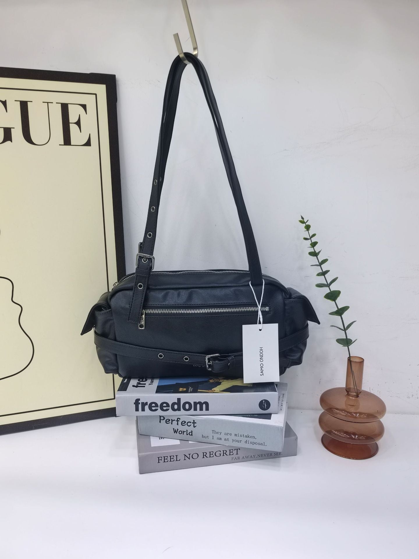 Niche Saddle Song Soft Leather Underarm Crossbody Bags