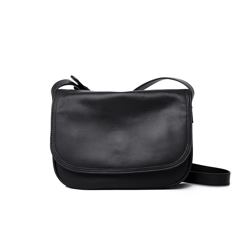 Women's Genuine Leather Fashion Large Capacity Simple Shoulder Bags