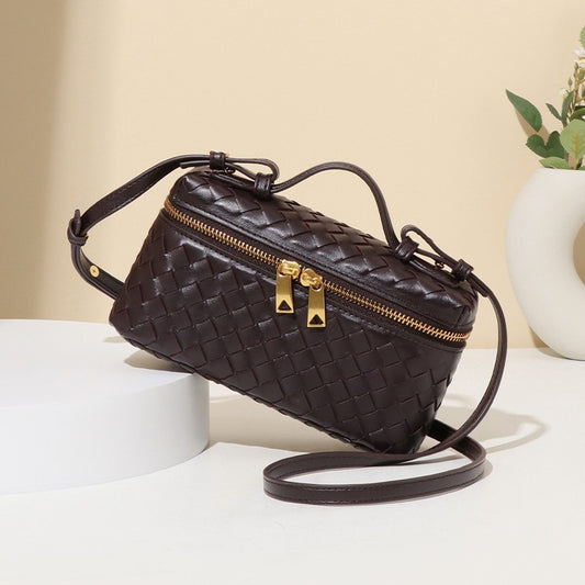 Niche Woven Practical Trendy Portable Box Handbags