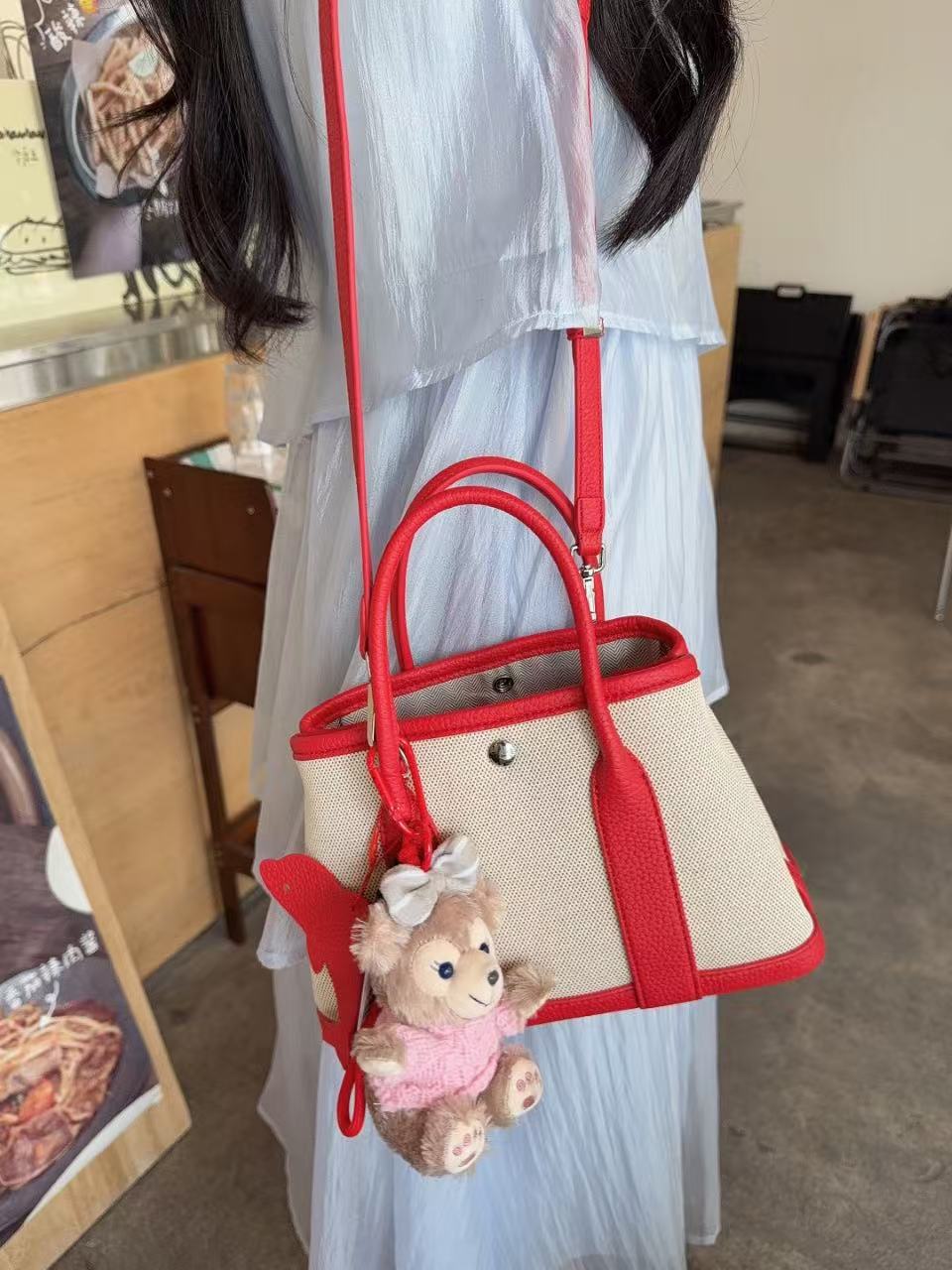 Women's Fashion Hand Holding Spring Versatile Canvas Shoulder Bags