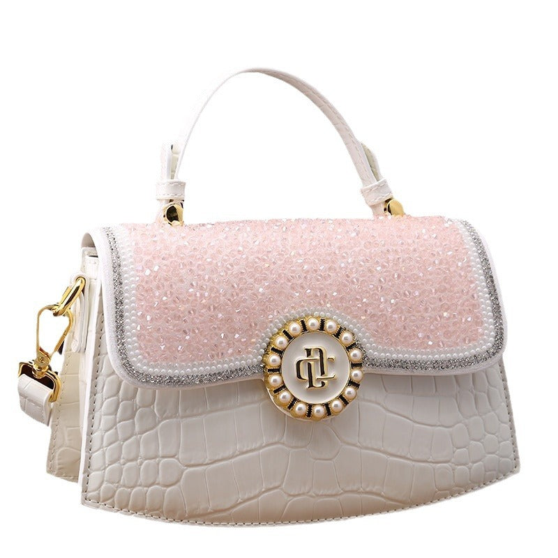Women's Diamond High-grade Younger Fashion Temperament Wild Shoulder Bags
