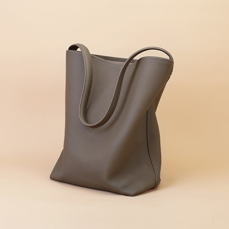 Elegant Women's First Layer Cowhide Commuter Handbags