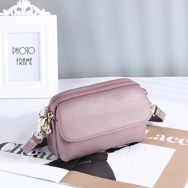 Women's Fashion Genuine Leather Summer First Layer Crossbody Bags