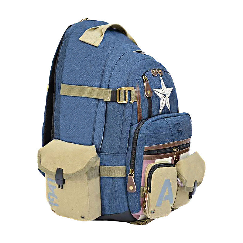 Unique Anime Captain Avengers Junior High Backpacks