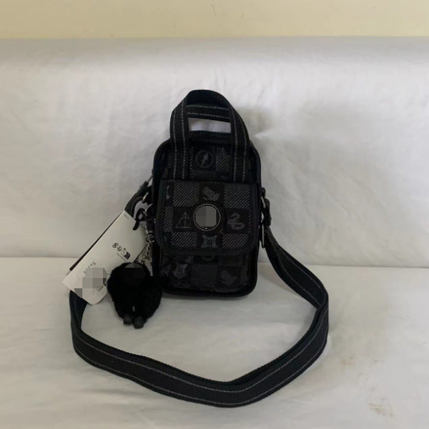 Winter Nylon Monkey City Lightweight Mobile Crossbody Bags