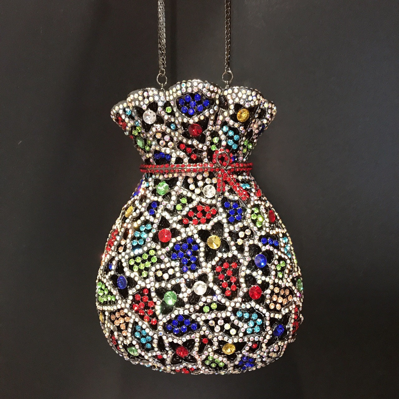 Vase Diamond Handmade Spot Drill Metal Bags