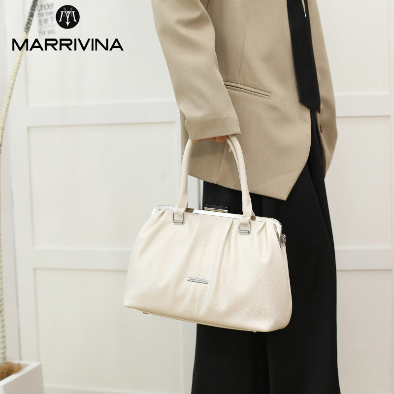 Women's Fashion Pleated Simple Large Capacity Crossbody Bags