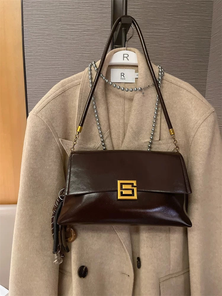 Affordable Luxury Fashion Underarm Female Niche Retro Easy Bags