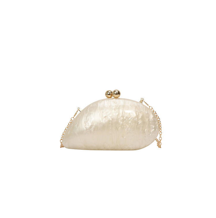 Women's Dinner Clutch Acrylic Slug Shape Minority Bags