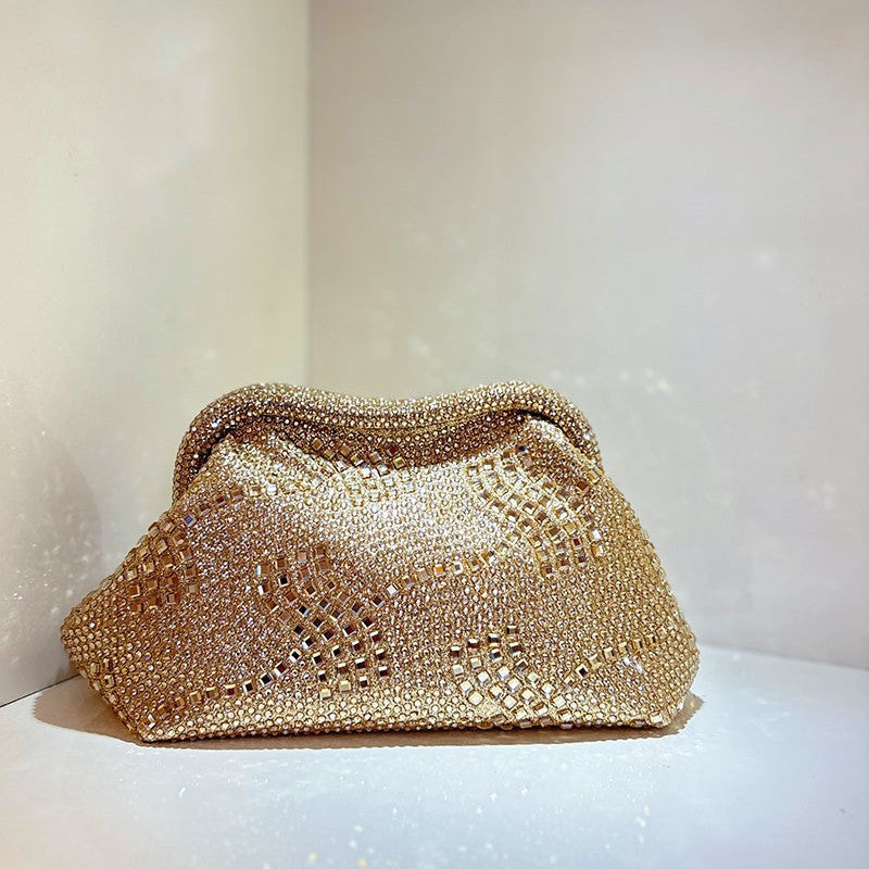 Simple Shiny Sequins Dinner Clutch Design Advanced Crossbody Bags