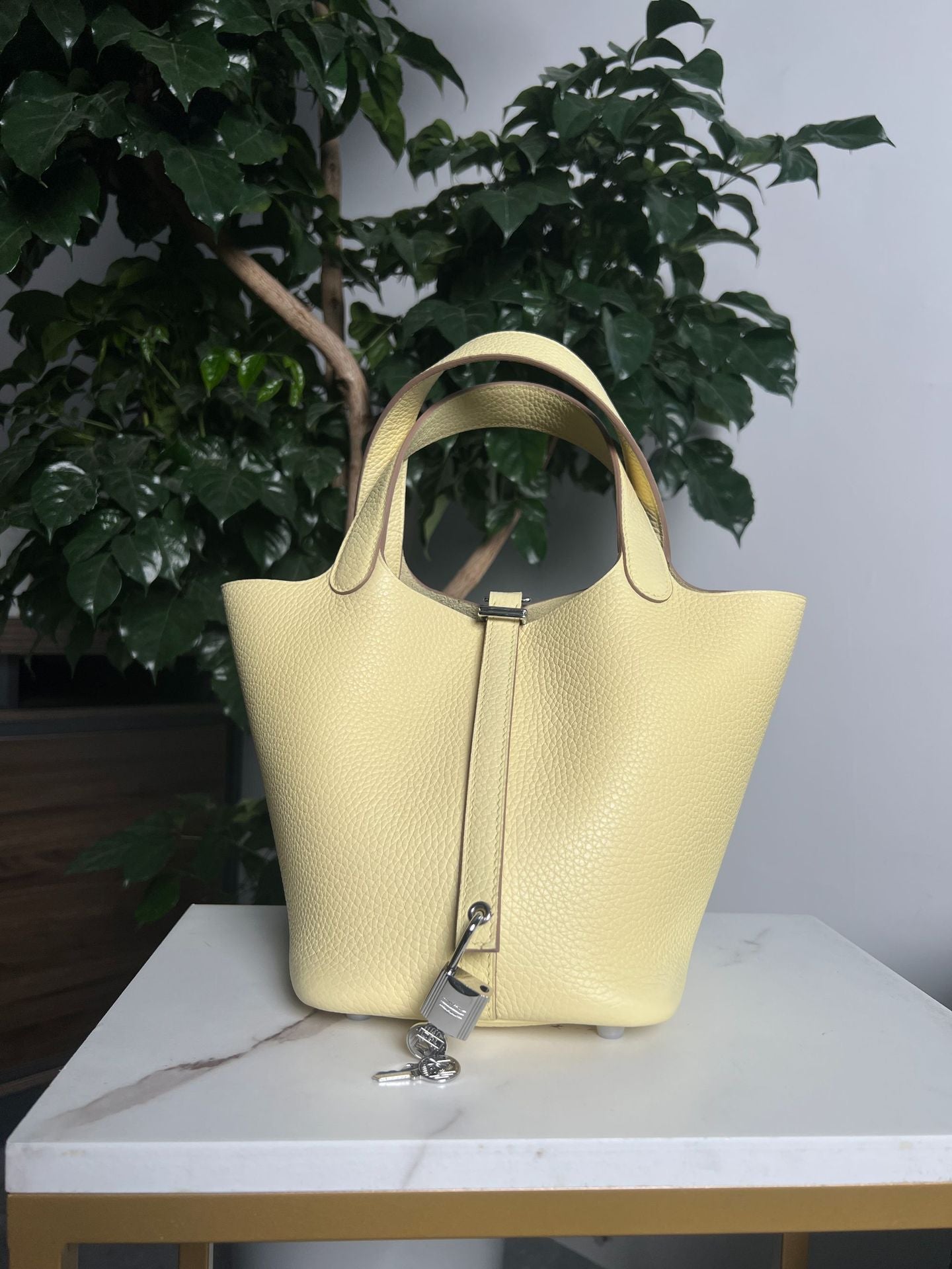 Women's Vegetable Basket Imported Leather Genuine Cattlehide Surface Handbags