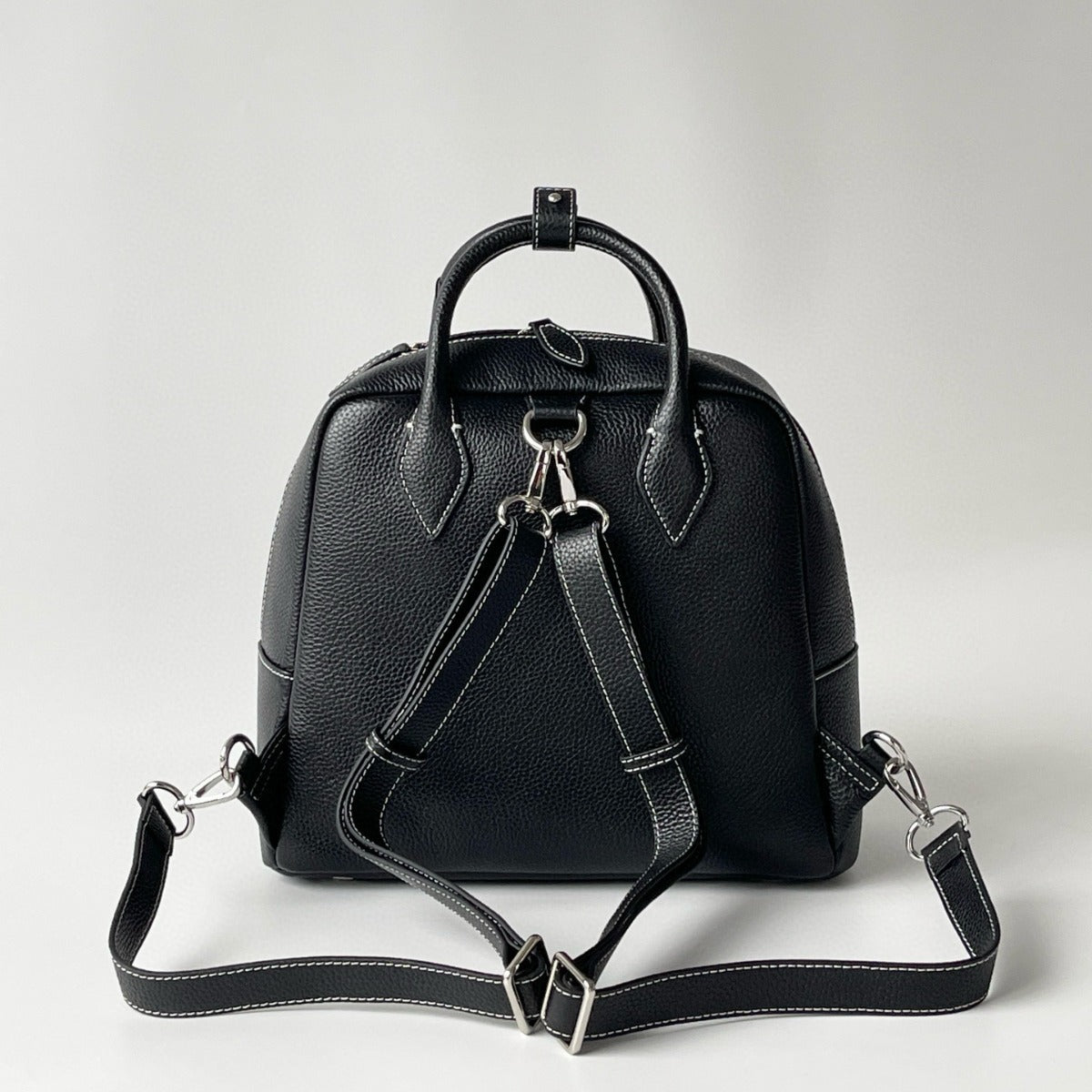Niche Boston Bowling Portable Cattle Leather Backpacks
