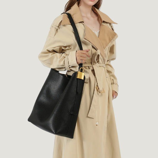 Women's Large Capacity Totes Soft Leather Commuter Crossbody Bags