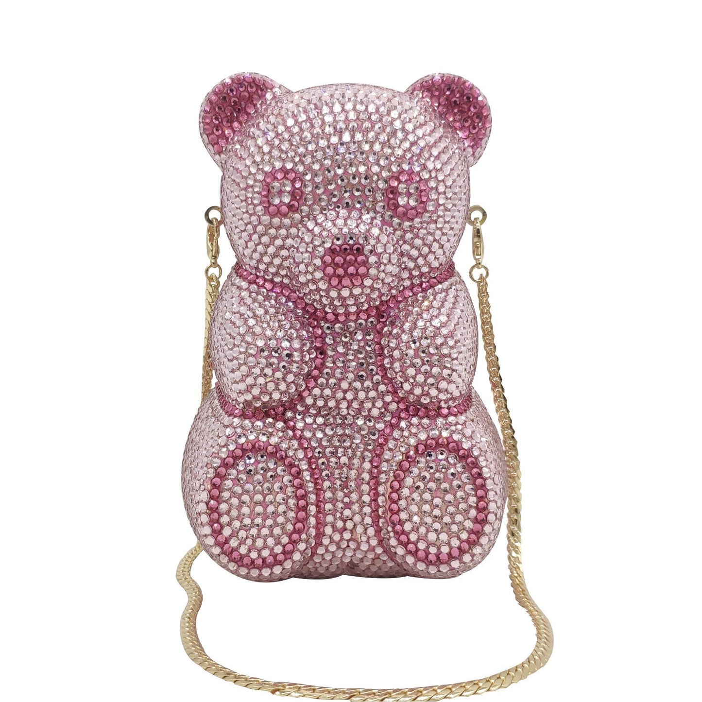 Women's Bear Rhinestone Cartoon Crystal Diamond Dinner Evening Bags