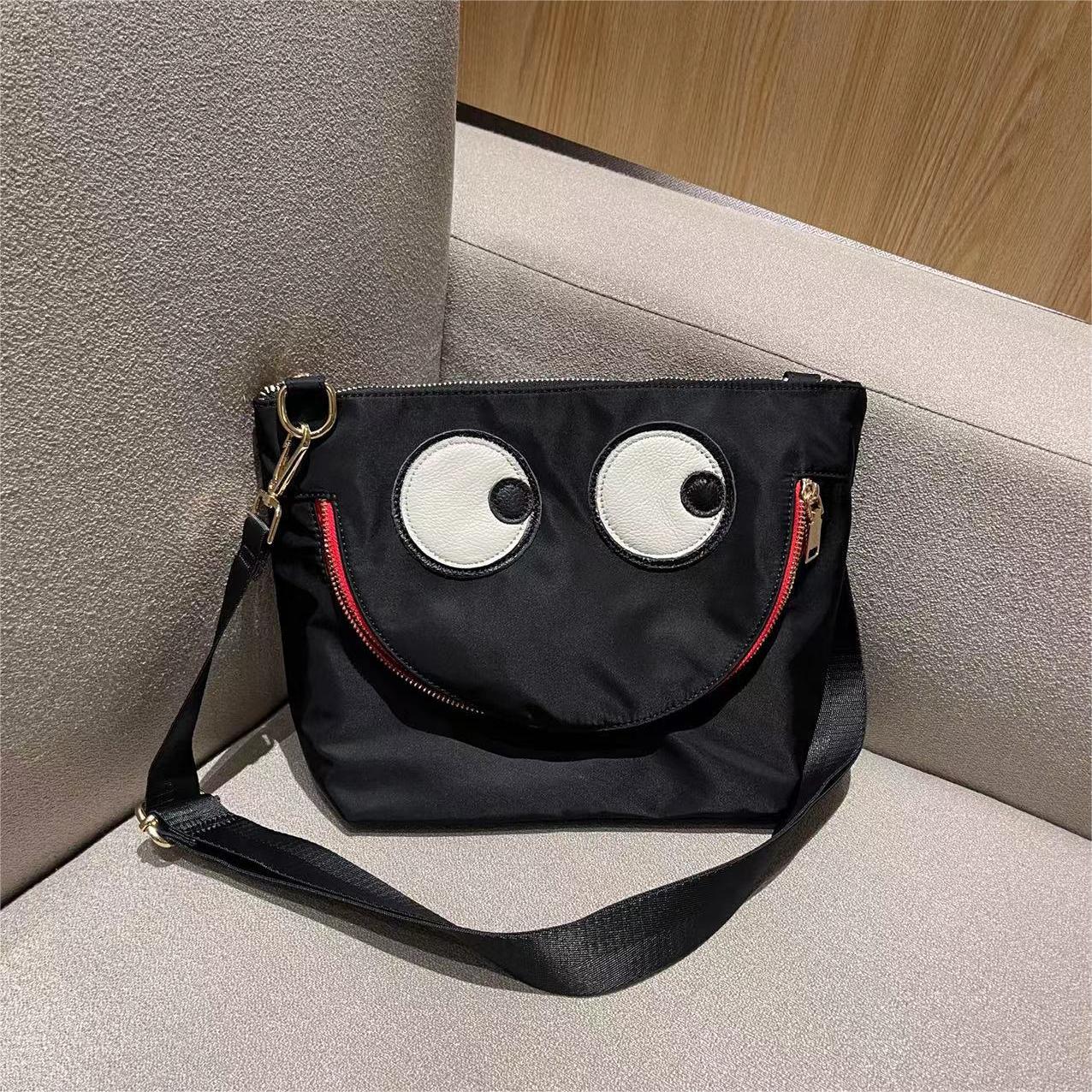 Big Eyes Hand Smiley Face Clutch Crossbody Bags