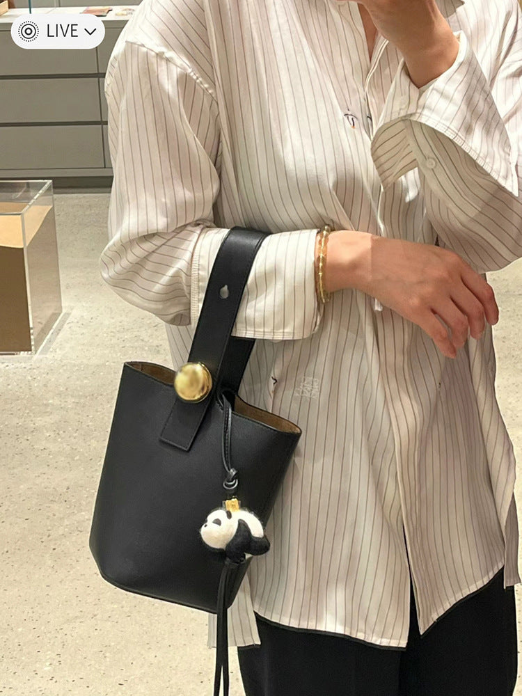 Women's Imported Genuine Leather Portable Large Capacity Crossbody Bags