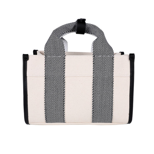 Women's Fashionable High-grade Korean Style Simple Canvas Handbags