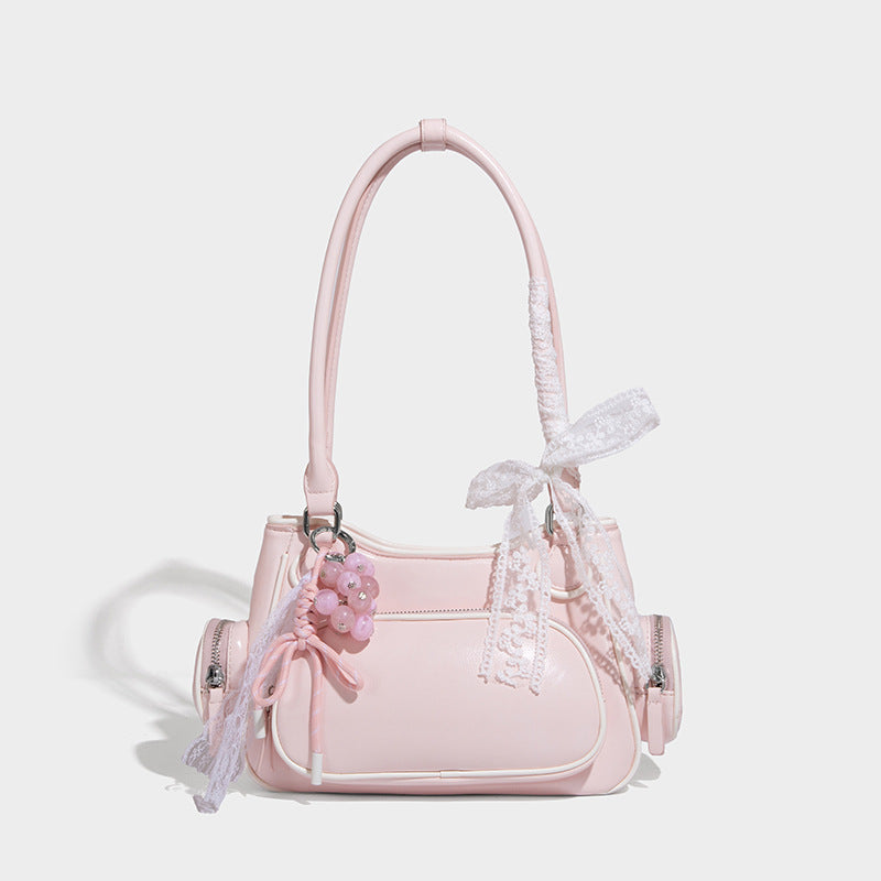 Women's High-grade Contrast Color Bowling Fashionable Stylish Bags