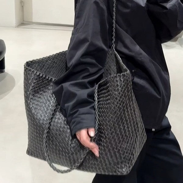 Women's Design Large Capacity Hand-woven Portable Shoulder Bags