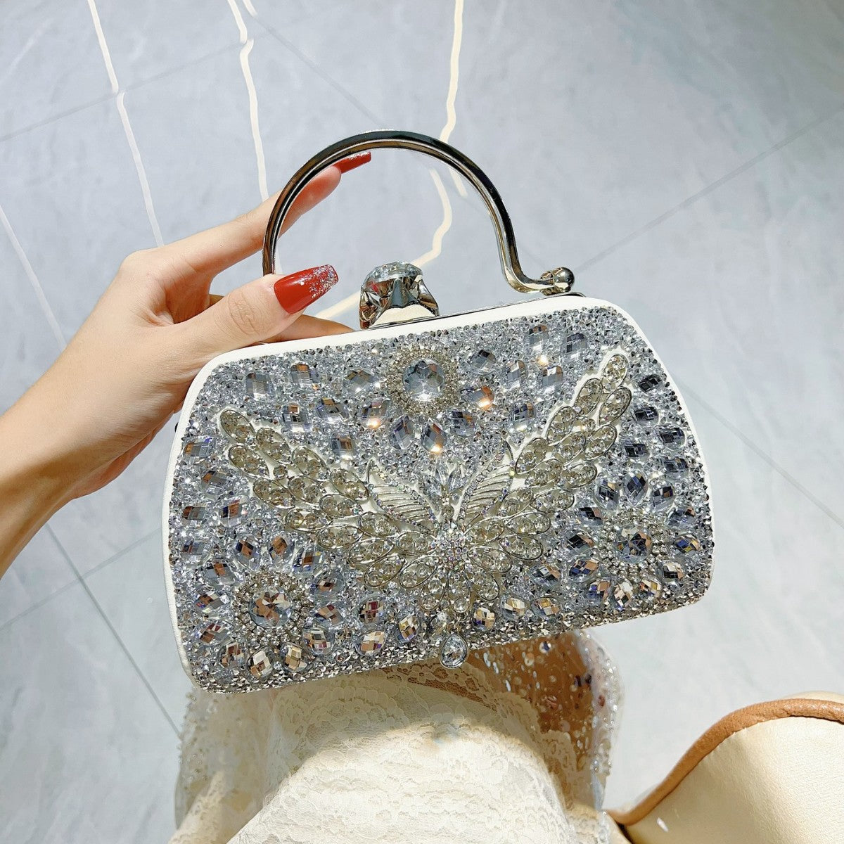 Diamond Crystal Full Fashion Dress Banquet Evening Bags