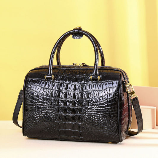 Women's Crocodile Skull Pattern Hand Fashion Classic Handbags