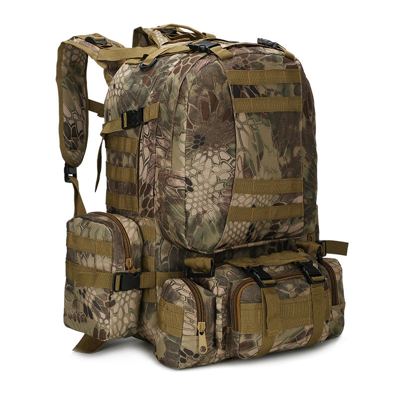 Women's & Men's & Camouflage Camping Large Capacity Combination Mountaineering Backpacks