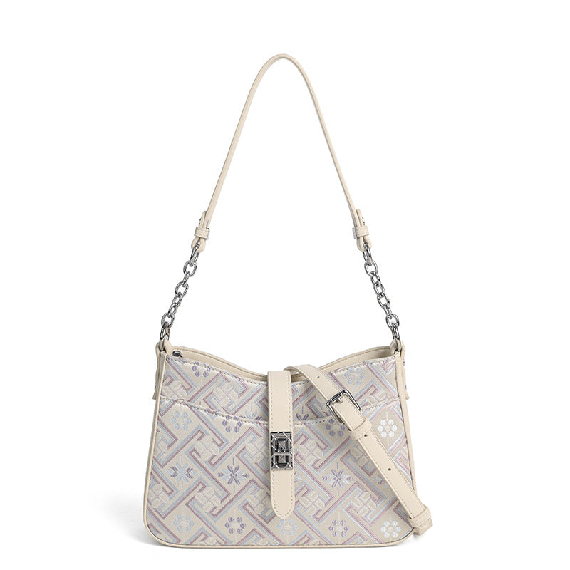 Women's Ethnic Style High-grade Underarm National Light Bags